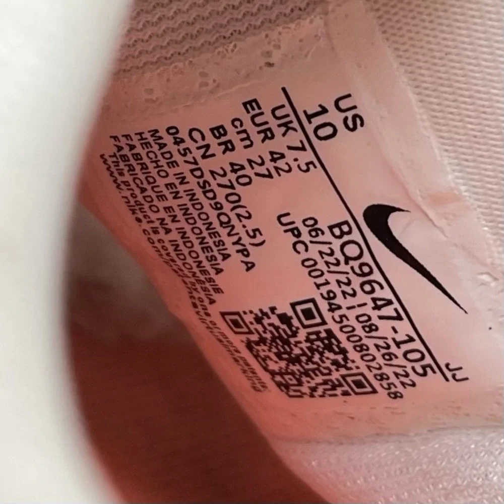 Nike size womens